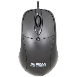 Urban Factory BIG CRAZY Wired Ambidextrous Optical USB Mouse, Black (BCM01UF)* Ergonomic Mice