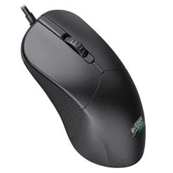 Urban Factory CYCLEE Eco-Designed Ambidextrous Computer Mouse, Black (GWM01UF)* Ergonomic Mice