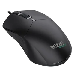 Urban Factory CYCLEE Eco-Designed Ambidextrous Computer Mouse, Black (GWM01UF)* Ergonomic Mice