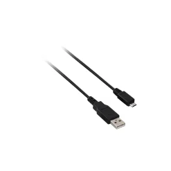Usb Cables<V7 3.3' USB-A to Micro USB-B Cable, Male to Male, Black (E2USB2AMCB-01M)