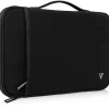 V7 Laptop Sleeve, Black Neoprene (CSE12HS-BLK-9N)
