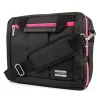 Vangoddy 15.6" Nylon Water Resistant Laptop Bag, Black/Pink (0609465467115) Discount