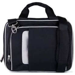Vangoddy Back to School Messenger Shoulder Bag Briefcase, Fits 13 Inch Laptop, Black (NBKLEA638)