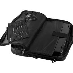 Vangoddy Nylon Casual Messenger Bag, Black (PT_NBKLEA782_17)