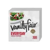 Napkins<Vanity Fair Everyday Luncheon Napkins, 2-Ply, White, 100/Pack (35501)