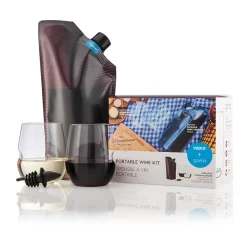 Water Bottles<Vapur After Hours Wandervino Portable Wine Kit, 750 ml., Maroon (10256)