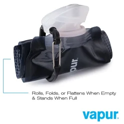Water Bottles<Vapur Anti-Bottle Collapsible Wide Mouth Water Bottle, 18 oz., Cool Grey (10201)
