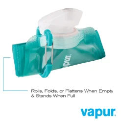 Water Bottles<Vapur Anti-Bottle Collapsible Wide Mouth Water Bottle, 34 oz., Malibu Teal (30056)