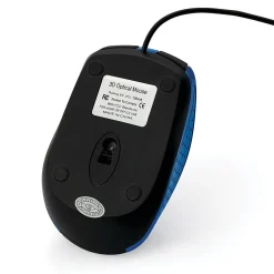 Verbatim Corded Notebook Optical 99743 Mouse, Blue* Ergonomic Mice