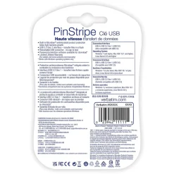 Verbatim PinStripe 32GB USB 3.2 Type A Flash Drive, Blue, Red, 2/Pack (70056)* Usb Flash Drives