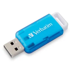 Verbatim SeaGlass 32GB USB 3.2 Type A Flash Drive, Blue (71268)* Usb Flash Drives