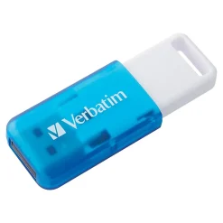 Verbatim SeaGlass 32GB USB 3.2 Type A Flash Drive, Blue (71268)* Usb Flash Drives