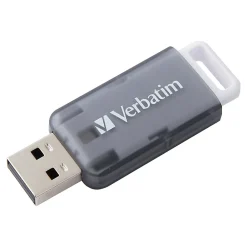 Verbatim SeaGlass 64GB USB 3.2 Type A Flash Drive, Gray (71273)* Usb Flash Drives