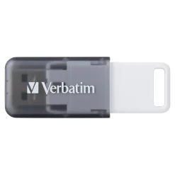 Verbatim SeaGlass 64GB USB 3.2 Type A Flash Drive, Gray (71273)* Usb Flash Drives