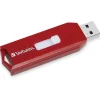 Verbatim Store 'n' Go Dual 64GB USB 2.0 Type A Flash Drive, Red (97005)* Usb Flash Drives