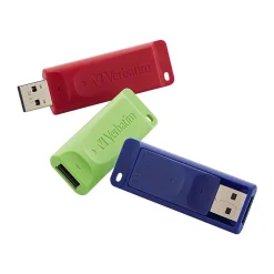 Verbatim Store 'n' Go 8GB USB 2.0 Type A Flash Drive, Assorted Colors (98703)* Usb Flash Drives