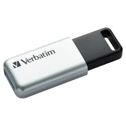Verbatim Store 'n' Go Pro 32GB USB 3.0 Type A Flash Drive, Silver/Black (98665)* Usb Flash Drives