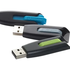 Verbatim Store 'n' Go V3 16GB USB 3.0 Type A Flash Drive, Multicolor (99126)* Usb Flash Drives
