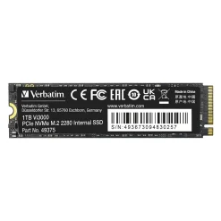 Verbatim Vi3000 PCIe NVMe M.2 1TB M.2 PCI Express Internal Solid State Drive (49375)* Solid State Drives