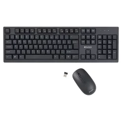 Verbatim Wireless Keyboard and Optical Mouse Combo, Black (70724)* Ergonomic Keyboard & Mouse Sets