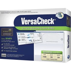 Sale UV Secure 8.5" x 11" Business Security Check On Top, Blue Elite, 250 Sheets/Pack (GLO921800F086) Security & Carbon