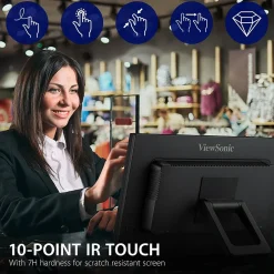 ViewSonic 22" 75 Hz LED Monitor, Black (TD2223)* Flat Monitors