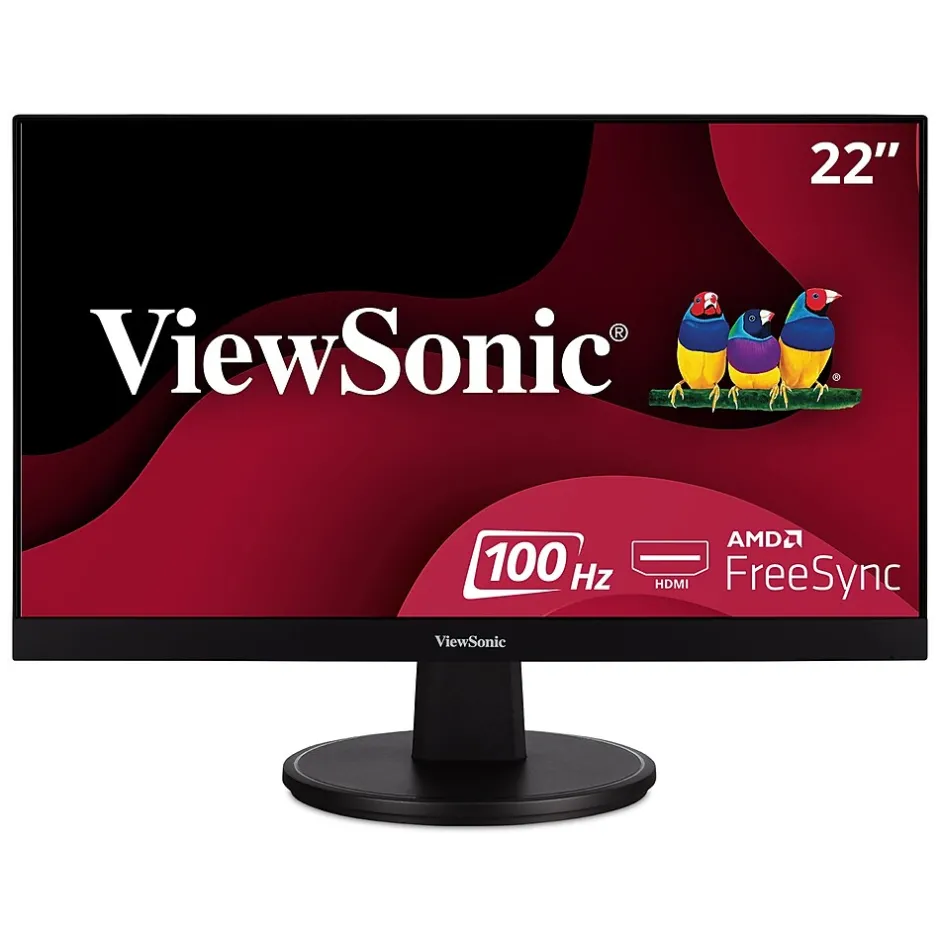 ViewSonic 22" 100 Hz LED Monitor, Black (VA2247-MH)* Gaming Monitors