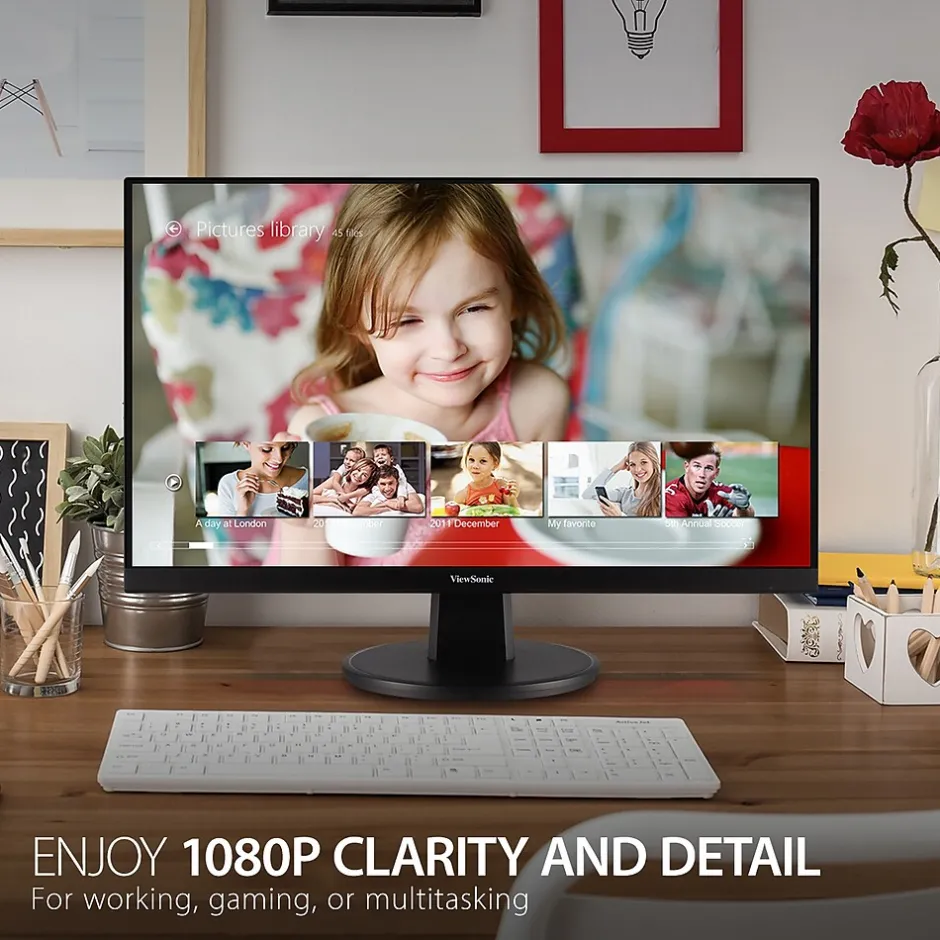 ViewSonic 22" 100 Hz LED Monitor, Black (VA2247-MH)* Gaming Monitors