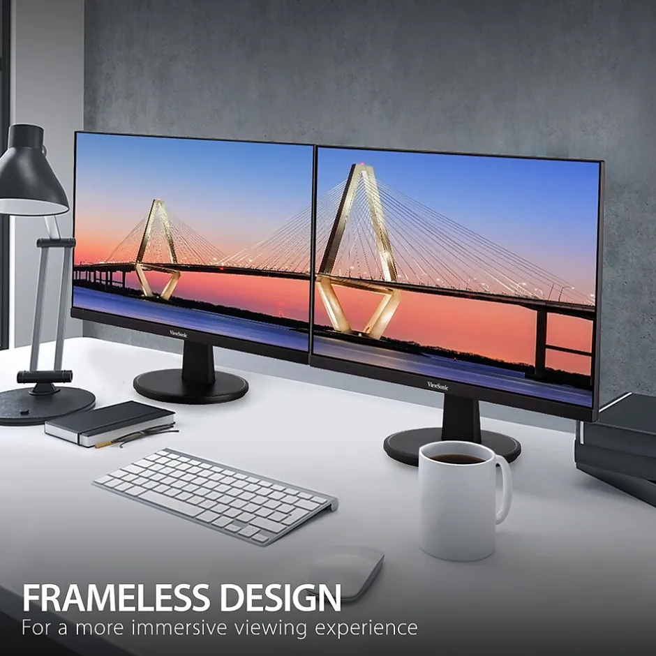 ViewSonic 22" 100 Hz LED Monitor, Black (VA2247-MH)* Gaming Monitors