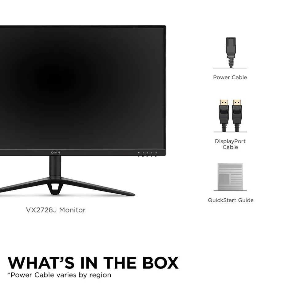 ViewSonic 27" 180Hz LCD Gaming Monitor, Black (VX2728J)* Gaming Monitors