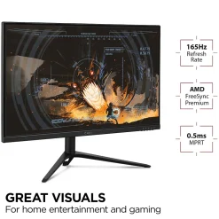 ViewSonic 27" 180Hz LCD Gaming Monitor, Black (VX2728J-2K)* Gaming Monitors