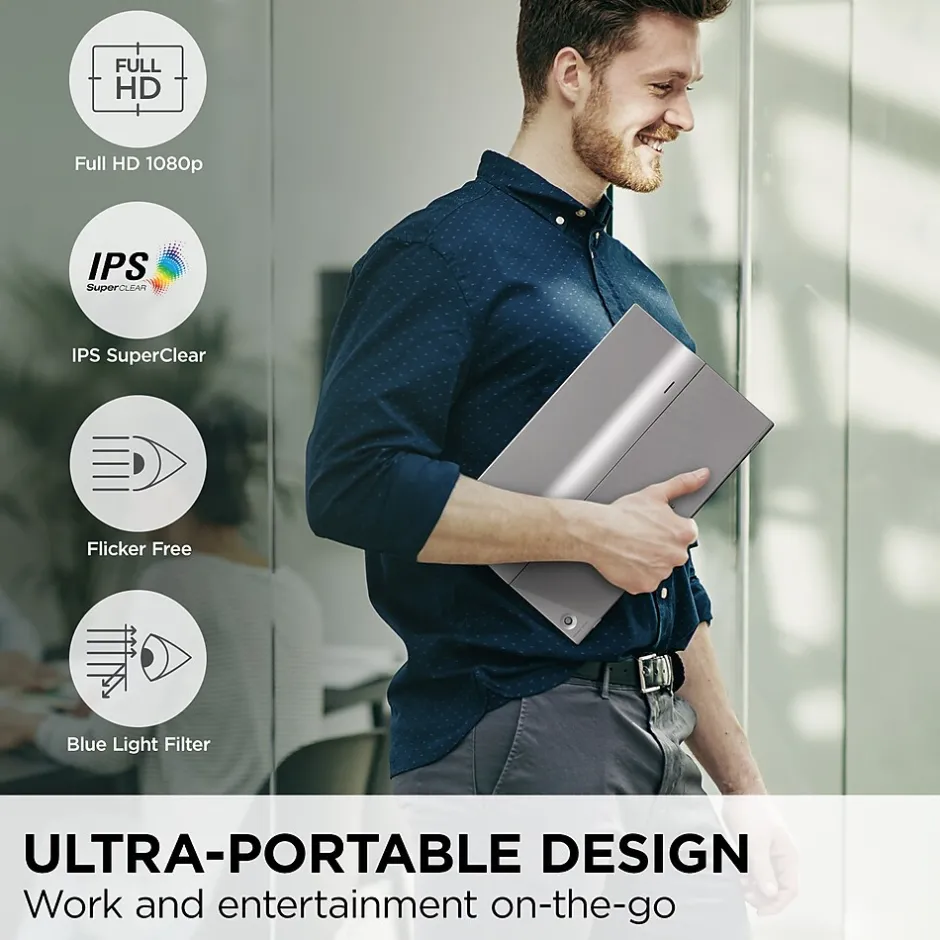 ViewSonic 15.6" 60Hz LCD Monitor, Black (VG1655)* Gaming Monitors