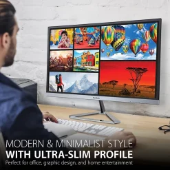 ViewSonic 24" 75Hz LCD Monitor, Silver (VX2476-SMHD)* Flat Monitors