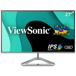 ViewSonic 27" 100Hz LED Monitor, Black/Silver (VX2776-SMHD)* Flat Monitors