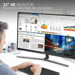 ViewSonic 32" 4K Ultra HD 60Hz LCD Monitor, Black (VX3211-4K-MHD)* Flat Monitors