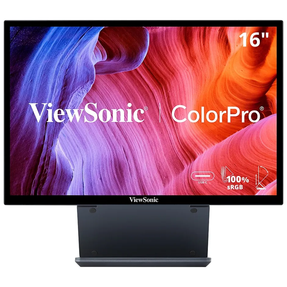 ViewSonic ColorPro 16" 75Hz LED Monitor, Black (VP1656)* Flat Monitors