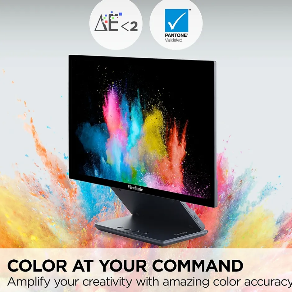 ViewSonic ColorPro 16" 75Hz LED Monitor, Black (VP1656)* Flat Monitors