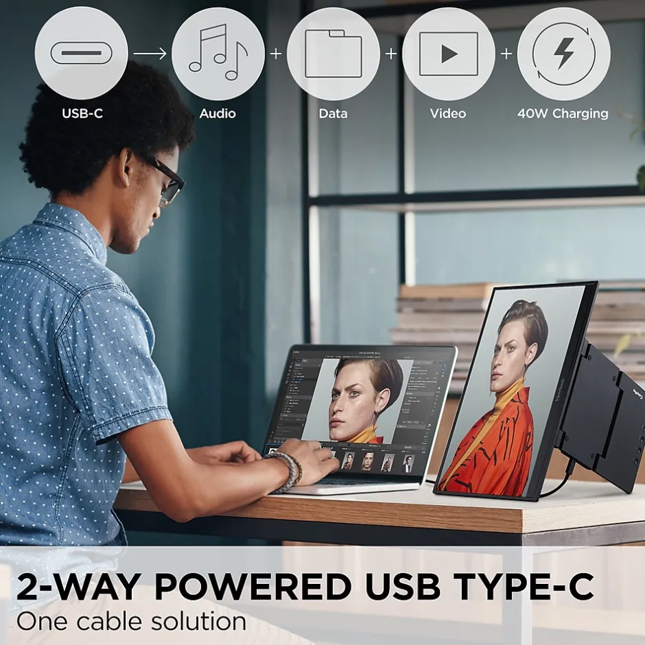 ViewSonic ColorPro 16" 75Hz LED Monitor, Black (VP1656)* Flat Monitors