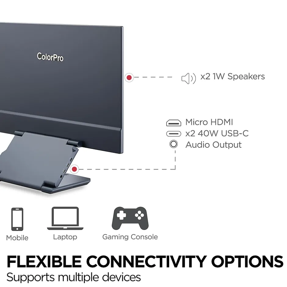 ViewSonic ColorPro 16" 75Hz LED Monitor, Black (VP1656)* Flat Monitors