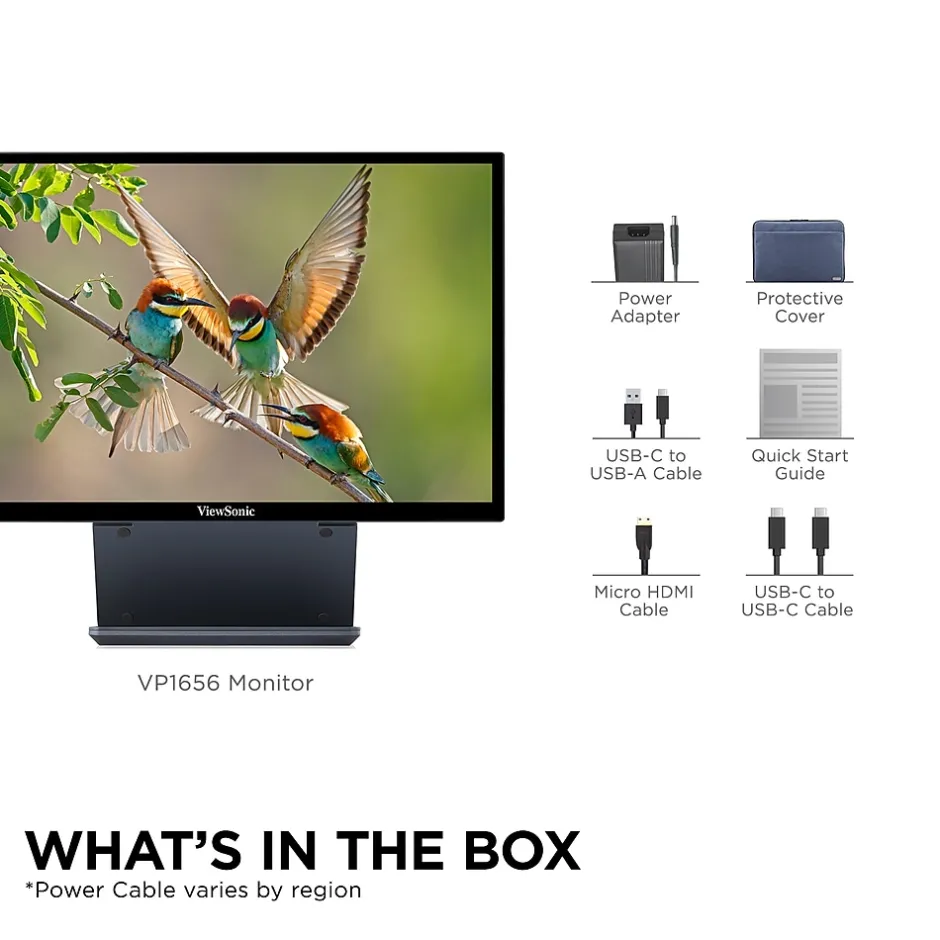 ViewSonic ColorPro 16" 75Hz LED Monitor, Black (VP1656)* Flat Monitors