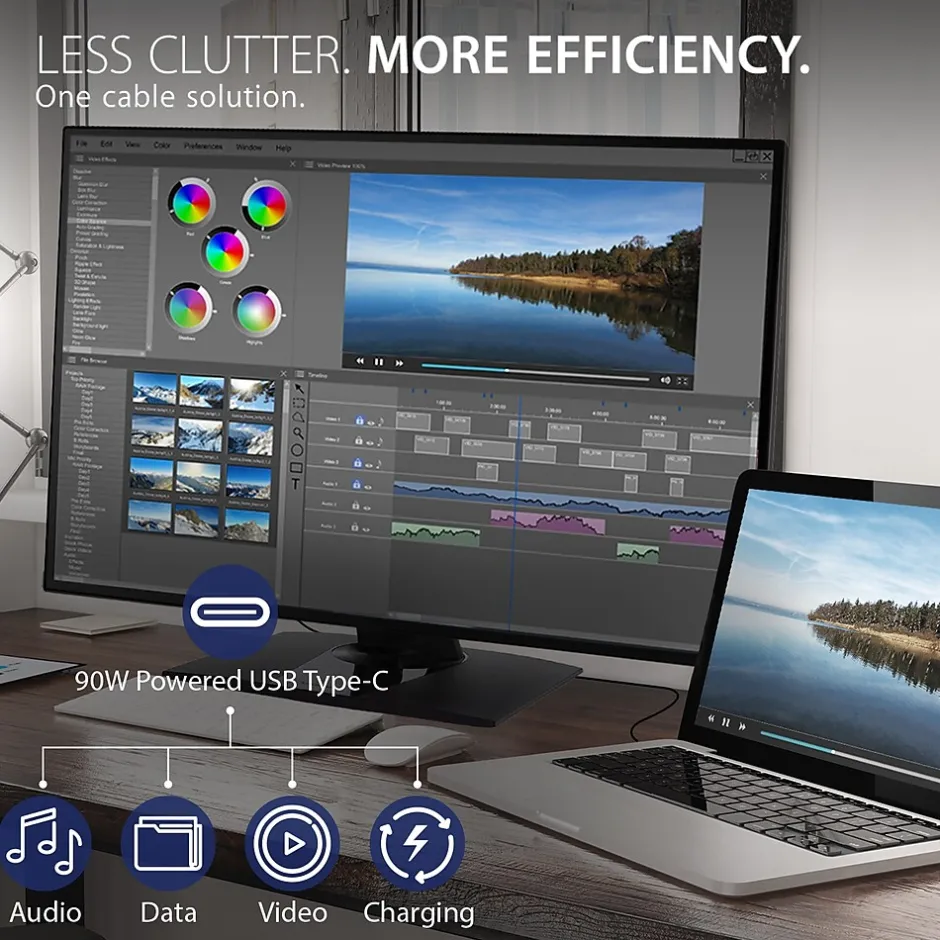 ViewSonic ColorPro 32" 4K Ultra HD 60 Hz LED Monitor, Black (VP3268A-4K)* Flat Monitors