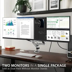ViewSonic Dual Pack Head-Only 24" 60 Hz LED Monitor, Black (VG2455_56A_H2)* Flat Monitors