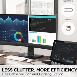 ViewSonic Ergonomic 34" Curved 100Hz LED Monitor, Black (VG3456C)* Curved Monitors