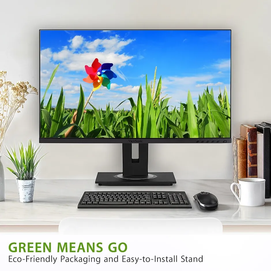 ViewSonic Ergonomic 27" 60Hz LCD Monitor, Black (VG2755-2K)* Gaming Monitors