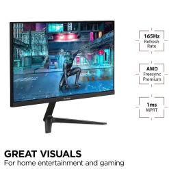 ViewSonic FHD 24" 165 Hz LCD Gaming Monitor, Black (VX2418-P-MHD)* Gaming Monitors