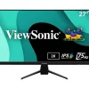 ViewSonic Thin-Bezel 27" 75Hz LED Monitor, Black (VX2767U-2K)* Flat Monitors