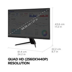 ViewSonic Thin-Bezel 27