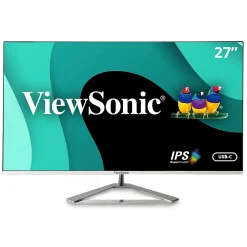 ViewSonic Thin-Bezel 27" 4K Ultra HD 60Hz LED Monitor, Silver (VX2776-4K-MHDU)* Gaming Monitors