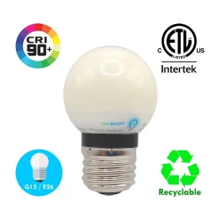 Light Bulbs<Viribright 2-Watt Cool White LED Bulb, Dozen (74565-12)