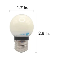 Light Bulbs<Viribright 2-Watt Daylight LED Bulb, Dozen (74566-12)